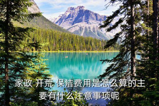  家政 开荒 保洁费用是怎么算的主要有什么注意事项呢