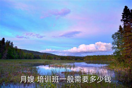月嫂 培训班一般需要多少钱