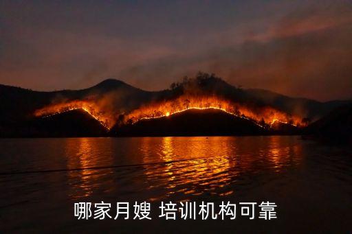 哪家月嫂 培训机构可靠