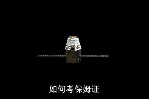 如何考保姆证