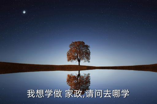 我想学做 家政,请问去哪学