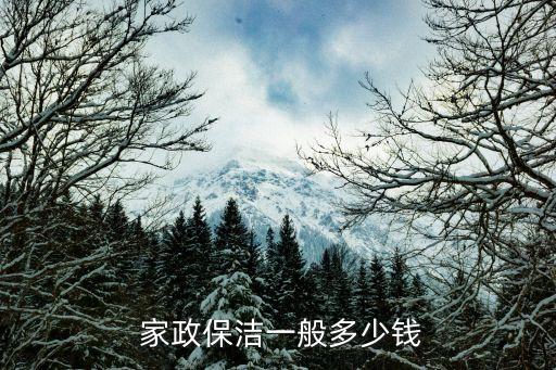 家政收费价目表大全,十堰家政保洁收费价目表