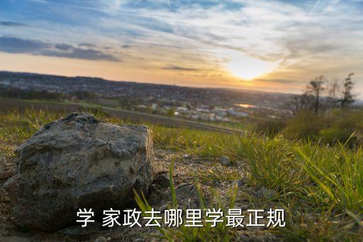 学 家政去哪里学最正规
