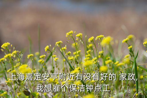 徐汇区家政推介收费标准,家政保洁上门服务收费标准