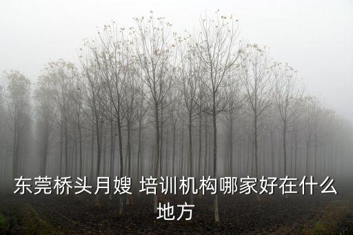 家政保姆培训哪家好