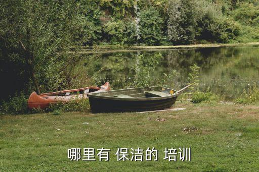 哪里有 保洁的 培训