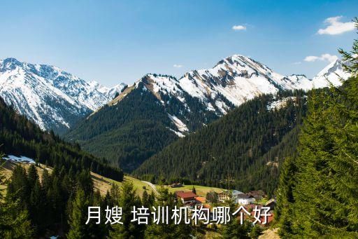 月嫂 培训机构哪个好