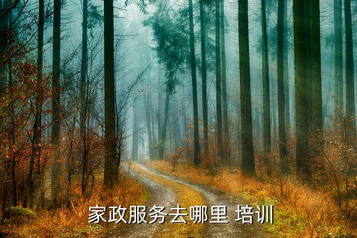  家政服务去哪里 培训