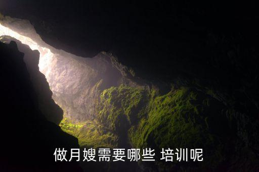 做月嫂需要哪些 培训呢