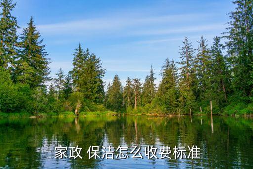  家政 保洁怎么收费标准