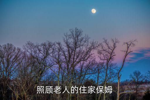 照顾老人的住家保姆