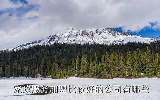 培训技术家政哪家加盟好,家政公司哪家比较好?一起来看看!