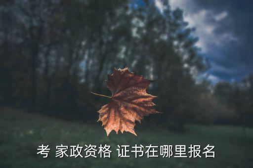 家政培训证书怎么考试,家政类培训证书哪些单位发证