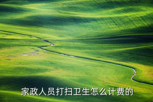  家政人员打扫卫生怎么计费的