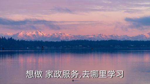 哪里学海宁家政培训的,重庆哪里可以学家政培训