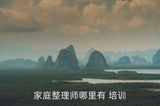 家庭整理师哪里有 培训