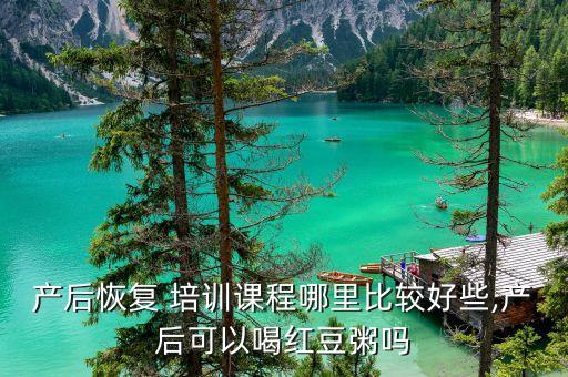 产后恢复 培训课程哪里比较好些,产后可以喝红豆粥吗