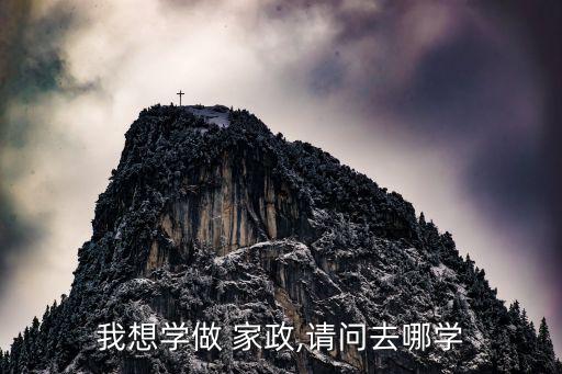 我想学做 家政,请问去哪学